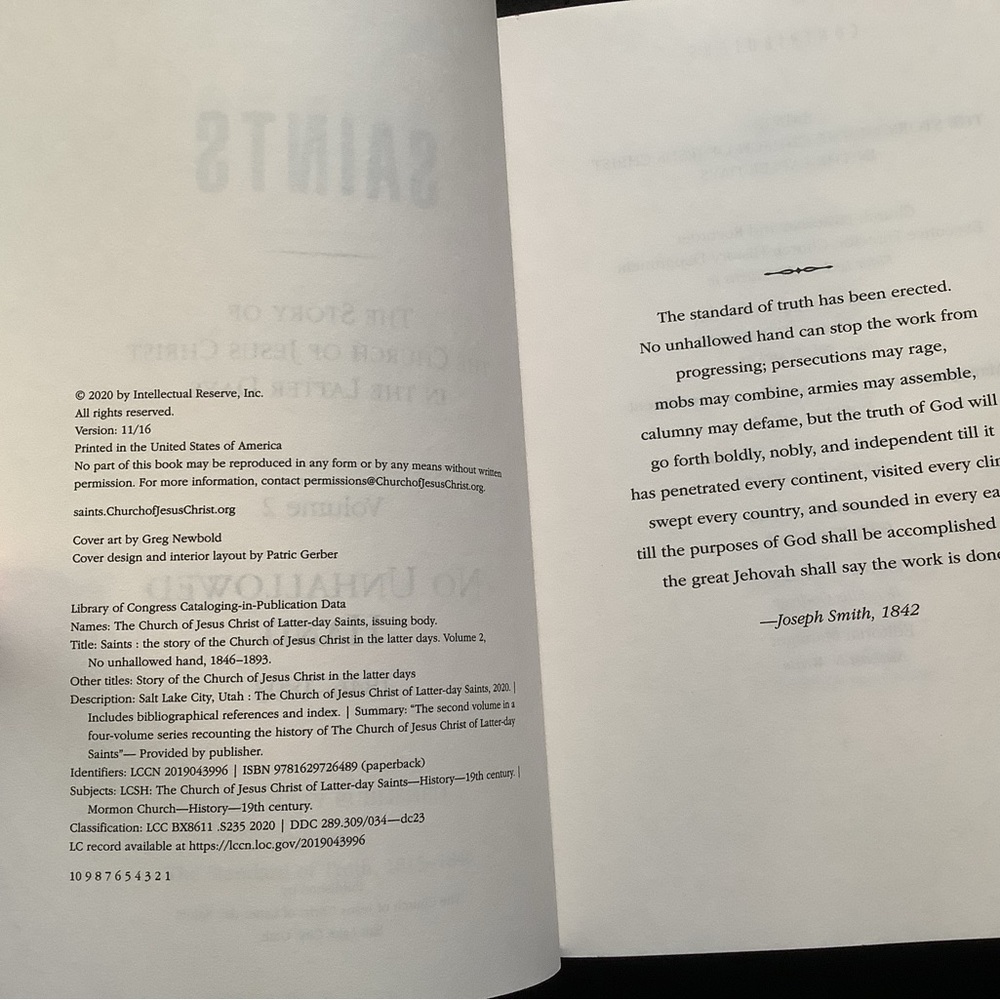 LDS The Standard of Truth Vol. 1/No Unhallowed Hand Vol. 2 Paperback. - Picture 6 of 6